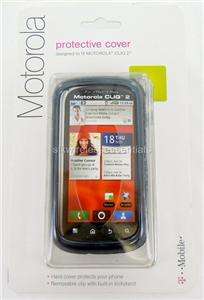 New Original OEM BodyGlove Motorola Cliq 2 MB611 Black Snap On Case 