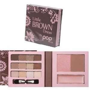   Little Brown Dress Makeup Palette for Eyes, Cheeks & Lips, New  
