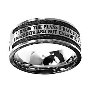  I Know Cable Christian Purity Ring Jewelry