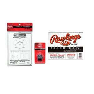   Scorebook & Pitch Counter. Baseball/Softball. RCKIT