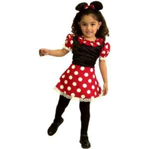    Kids Little Miss Mouse Costume (Size:Small 6 8): Toys & Games