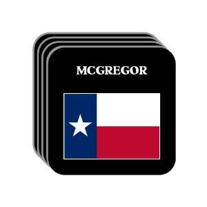 US State Flag   MCGREGOR, Texas (TX) Set of 4 Mini Mousepad Coasters