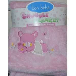  Bon Bebe Snuggle Blanket Pink Baby