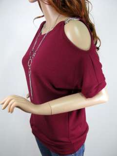 Stylish Korea Casual Ladies Women Half Off Shoulder Top Blouse T shirt 