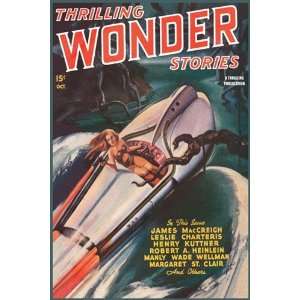  Thrilling Wonder Stories Sheena and the X Machine . Art 