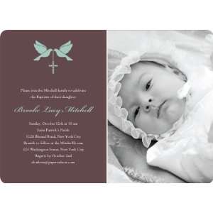   Dove and the Holy Spirit Baptism Invitations: Health & Personal Care