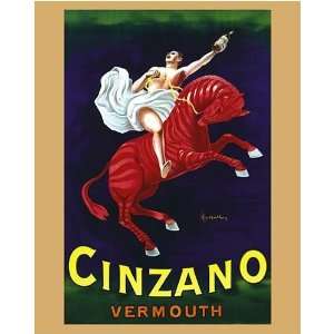Poster Print   Cinzano Vermouth   Artist Leonetto Cappiello   Poster 