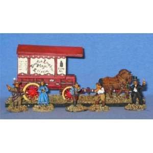   West Miniatures Snake Oil Salesman and Medicine Wagon Toys & Games
