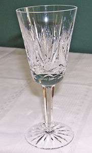 CRYSTAL CUT PINEAPPLE DESIGN 4 OZ WINE GLASS  