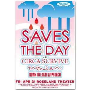   the Day Poster   Pink Concert Flyer   Circa Survive