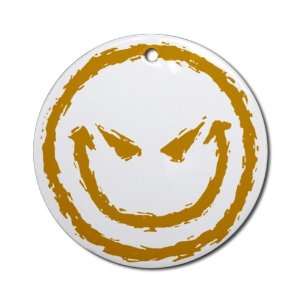  Ornament (Round) Smiley Face Smirk 
