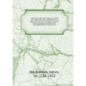   nations, &c. &c. microform James, Sir, 1765 1832 Mackintosh Books