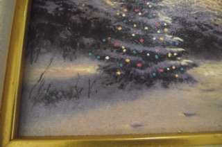 Christmas Eve Limited Edition Thomas Kinkade Canvas Paintings artist 