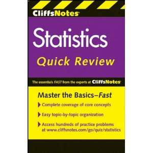  CliffsNotes Statistics Quick Review e Books & Docs