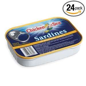 Chicken of the Sea Sardines in Mustard, 3.75 Ounce Tins (Pack of 24)
