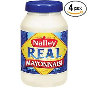 Nalley Real Mayonnaise, 32 Ounce (Pack Grocery & Gourmet Food
