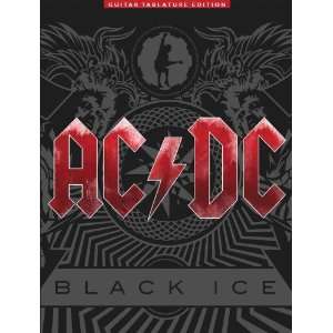   Music Sales AC/DC   Black Ice Guitar Tab Songbook Musical Instruments