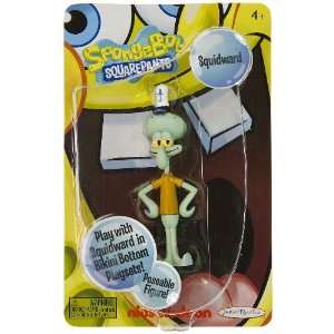  Squidward ~4.6 Posable Mini Figure: SpongeBob Squarepants 