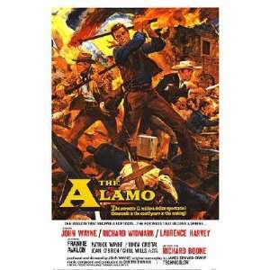  The Alamo   Movie Poster (John Wayne, Richard Widmark 