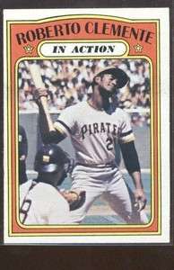 1972 TOPPS #310 ROBERTO CLEMENTE IN ACTION NRMINT 14965  