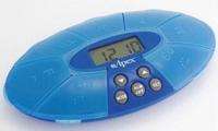 Weekly Pill Timer Turtle XLarge with Reminder Alarm  