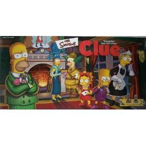   SIMPSONS CLUE Board Game 1st EDITION with Pewter Pieces: Toys & Games