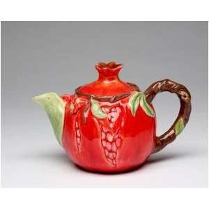   Shape/Design with Seeds & Leaves Teapot Collectible