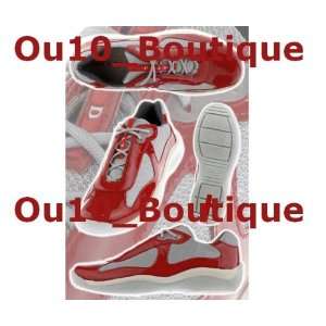   UOMO Patent Leather Sneakers (RED) (Linea Rossa)