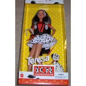  1997 Disneys 101 Dalmations Teresa Barbie Doll with 