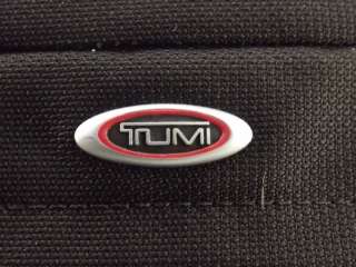 Tumi Ducati Deso Collection Black Red Ballistic Nylon Flap Crossbody 