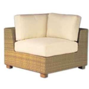   S511021, Outdoor Wicker Cushion Corner Sectional Chair