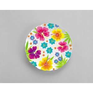  Floral Luau Paper Serving Trays