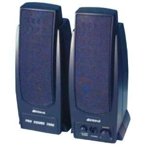Inland Pro Sound 2000 Amplified Computer Speakers   Black Magnetically 