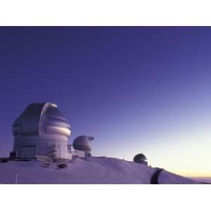  Observatories at Summit of Mauna Kea, Big Island, Hawaii 
