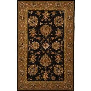  Traditions Rug 39 Round Black/gold
