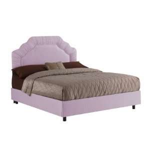  Skyline Furniture 990XBED (Lilac) Shirred Border Bed in 