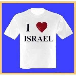  I Love Israel T Shirt   Size Medium 