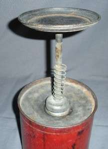 PROTECTOSEAL VINTAGE PLUNGER CAN SAFETY PRODUCT METAL  