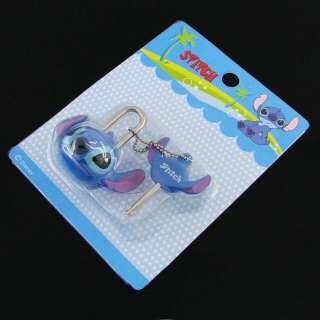 Lilo & Stitch Cartoon Mini Pad Lock With Key Safety  