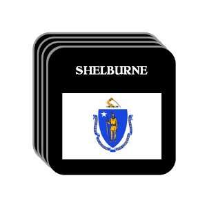 US State Flag   SHELBURNE, Massachusetts (MA) Set of 4 Mini Mousepad 