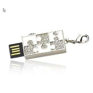  Fashion Jewelry USB Flash Drive 4 Gb with Key Chain 