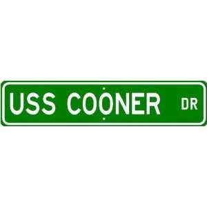 USS COONER DE 172 Street Sign   Navy Ship Gift Sailor 