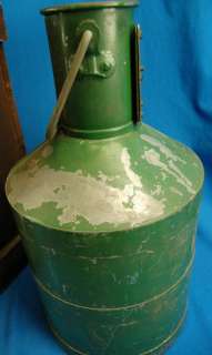 Antique Vtg Gas Gasoline Test Can Ellisco Seraphin Case  