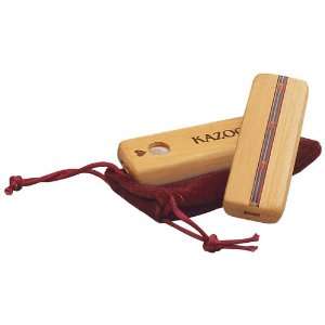  Deluxe Wooden Kazoo with bag: Musical Instruments