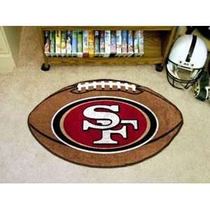  San Francisco 49ers Football Throw Rug (22 X 35): Sports 