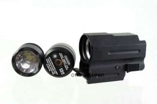 Pistol Red Laser & 3V Cree Flashlight Combo X3000B  