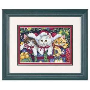   Petite Meowy Christmas Counted Cross Stitch 7X5 