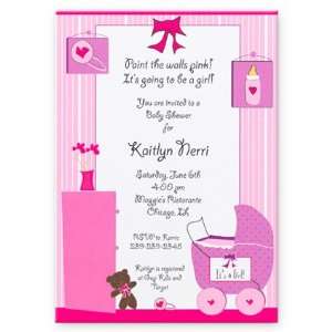  Decorating for a Girl Baby Shower Invitation: Health 