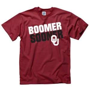    Oklahoma Sooners Cardinal Youth Slogan T Shirt: Sports & Outdoors