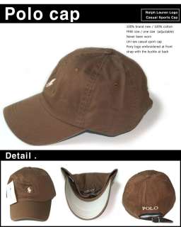 polo baseball unisex golf workout cap hat light brown  